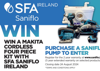 WIN a Makita tool bag along with your extended Saniflo warranty