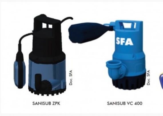 Saniflo Sump Pump complete range